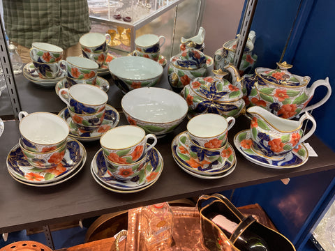 9000 - gaudy-dutch - teaset - 1840